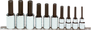 Proto® 1/2" Drive 10 Piece Metric Hex Bit Set - Americas Industrial Supply