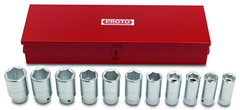 Proto® 3/4" Drive 11 Piece Deep Socket Set- 6 Point - Americas Industrial Supply
