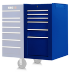 Proto® 550S Side Cabinet - 6 Drawer, Gloss Blue - Americas Industrial Supply