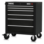 Proto® 550S 34" Roller Cabinet - 6 Drawer, Gloss Black - Americas Industrial Supply