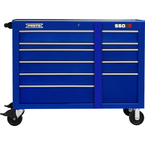 Proto® 550S 50" Workstation - 10 Drawer, Gloss Blue - Americas Industrial Supply