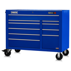 Proto® 550E 50" Power Workstation - 10 Drawer, Gloss Blue - Americas Industrial Supply