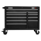 Proto® 550S 50" Workstation - 10 Drawer, Gloss Black - Americas Industrial Supply