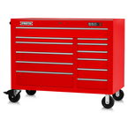 Proto® 550S 50" Workstation - 12 Drawer, Gloss Red - Americas Industrial Supply