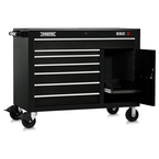 Proto® 550S 50" Workstation - 7 Drawer & 1 Shelf, Gloss Black - Americas Industrial Supply