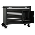 Proto® 550S 50" Workstation - 8 Drawer & 1 Shelf, Gloss Black - Americas Industrial Supply