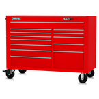 Proto® 550S 57" Workstation - 13 Drawer, Gloss Red - Americas Industrial Supply