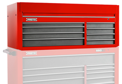 Proto® 550S 66" Top Chest - 8 Drawer, Gloss Red - Americas Industrial Supply