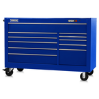 Proto® 550S 66" Workstation - 11 Drawer, Gloss Blue - Americas Industrial Supply