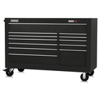 Proto® 550S 66" Workstation - 12 Drawer, Gloss Black - Americas Industrial Supply