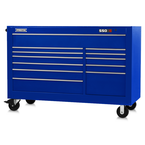 Proto® 550S 66" Workstation - 12 Drawer, Gloss Blue - Americas Industrial Supply