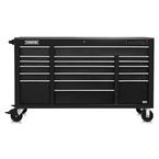 Proto® 550E 67" Front Facing Power Workstation w/ USB - 18 Drawer, Dual Black - Americas Industrial Supply