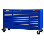 Proto® 550S 67" Workstation - 20 Drawer, Gloss Blue - Americas Industrial Supply