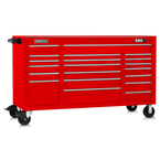 Proto® 550S 67" Workstation - 20 Drawer, Gloss Red - Americas Industrial Supply