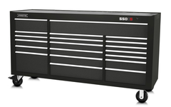 Proto® 550S 78" Workstation - 20 Drawer, Dual Black - Americas Industrial Supply