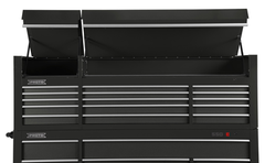 Proto® 550S 88" Top Chest - 15 Drawer, Dual Black - Americas Industrial Supply