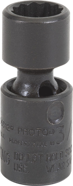 Proto® 1/4" Drive Universal Impact Socket 7/16" - 12 Point - Americas Industrial Supply