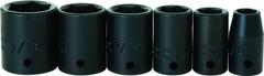 Proto® 1/4" Drive 6 Piece Impact Socket Set - 6 Point - Americas Industrial Supply