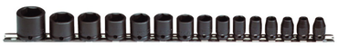 Proto® 3/8" Drive 15 Piece Impact Socket Set - 6 Point - Americas Industrial Supply