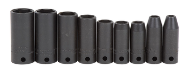 Proto® 3/8" Drive 9 Piece Thin Wall Deep Impact Socket Set - 6 Point - Americas Industrial Supply