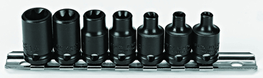 Proto® 3/8" Drive 7 Piece Torx® Impact Socket Set - Americas Industrial Supply