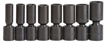 Proto® 1/2" Drive 8 Piece Deep Universal Impact Socket Set - 6 Point - Americas Industrial Supply