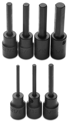 Proto® 3/8" Drive 7 Piece Hex Bit Impact Socket Set - Americas Industrial Supply