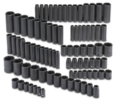 Proto® 1/4, 3/8, & 1/2"  86 Piece Impact Socket Set - 6 Point - Americas Industrial Supply