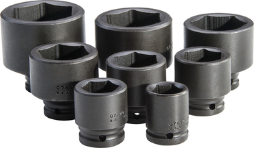 Proto® 3/4" Drive 8 Piece Impact Socket Set - 6 Point - Americas Industrial Supply