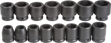 Proto® 3/4" Drive 15 Piece Impact Socket Set - 6 Point - Americas Industrial Supply