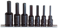 Proto® 1/2" Drive 7 Piece Hex Bit Impact Socket Set - Americas Industrial Supply