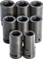 Proto® 1" Drive 8 Piece Deep Metric Impact Socket Set - 6 Point - Americas Industrial Supply