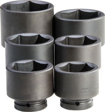 Proto® 1" Drive 6 Piece Impact Socket Set - 6 Point - Americas Industrial Supply