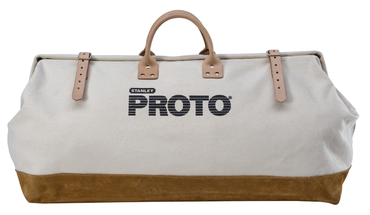 Proto® Extra Heavy Duty Polyester Leather Reinforced Tool Bag - 27" - Americas Industrial Supply