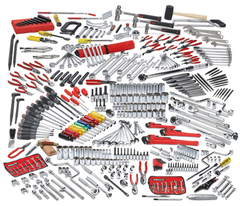 Proto® 411 Piece Advanced Maintenance Tool Set With Roller Cabinet J442735-7RD and Top Chest J442719-10RD-D - Americas Industrial Supply