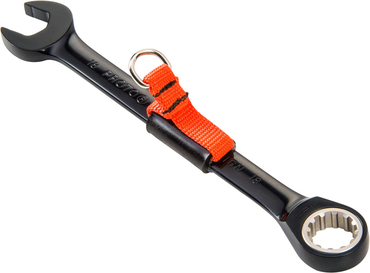 Proto® Tether-Ready Black Chrome Combination Non-Reversible Ratcheting Wrench 19 mm - Spline - Americas Industrial Supply