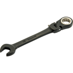 Proto® Black Chrome Combination Locking Flex-Head Ratcheting Wrench 11/16" - Spline - Americas Industrial Supply