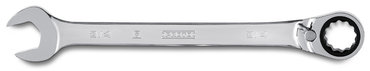 Proto® Full Polish Combination Reversible Ratcheting Wrench 7/16" - 12 Point - Americas Industrial Supply