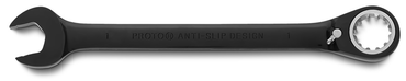 Proto® Black Chrome Combination Reversible Ratcheting Wrench 1" - Spline - Americas Industrial Supply