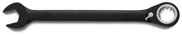 Proto® Black Chrome Combination Reversible Ratcheting Wrench 32 mm - Spline - Americas Industrial Supply