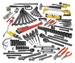 Proto® 107 Piece Railroad Pipe Fitter's Set with Tool Box - Americas Industrial Supply