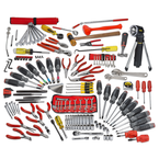 Proto® 149 Piece Avionics Technician's Set With 12 Drawer Roller Cabinet - Americas Industrial Supply
