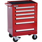 Proto® 460 Series Roller Cabinet - 6 Drawer, Red - Americas Industrial Supply