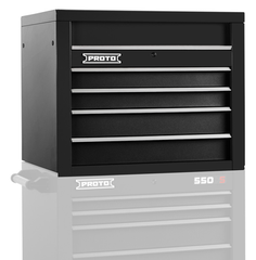 Proto® 550S 34" Top Chest - 4 Drawer, Dual Black - Americas Industrial Supply