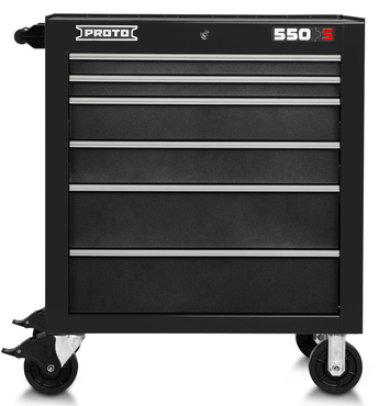 Proto® 550S 34" Roller Cabinet - 6 Drawer, Dual Black - Americas Industrial Supply