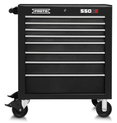 Proto® 550S 34" Roller Cabinet - 8 Drawer, Dual Black - Americas Industrial Supply