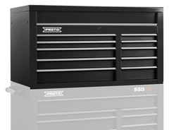 Proto® 550S 50" Top Chest - 10 Drawer, Dual Black - Americas Industrial Supply