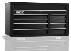 Proto® 550S 50" Top Chest - 8 Drawer, Dual Black - Americas Industrial Supply