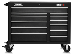 Proto® 550S 50" Workstation - 12 Drawer, Dual Black - Americas Industrial Supply