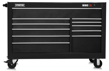 Proto® 550S 66" Workstation - 11 Drawer, Dual Black - Americas Industrial Supply